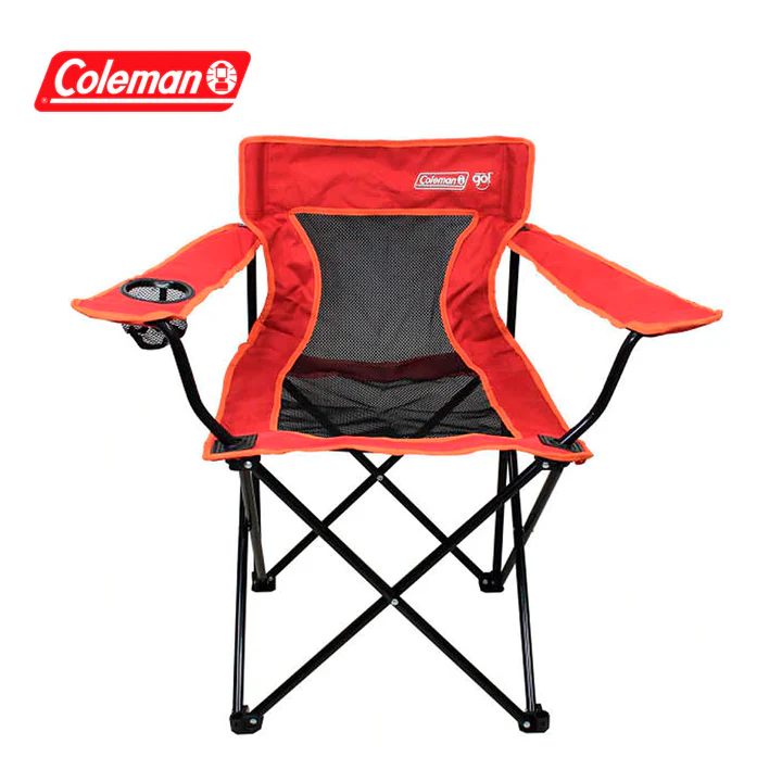 Silla Extra Grande Con Hielera Y Portavasos Coleman Negra